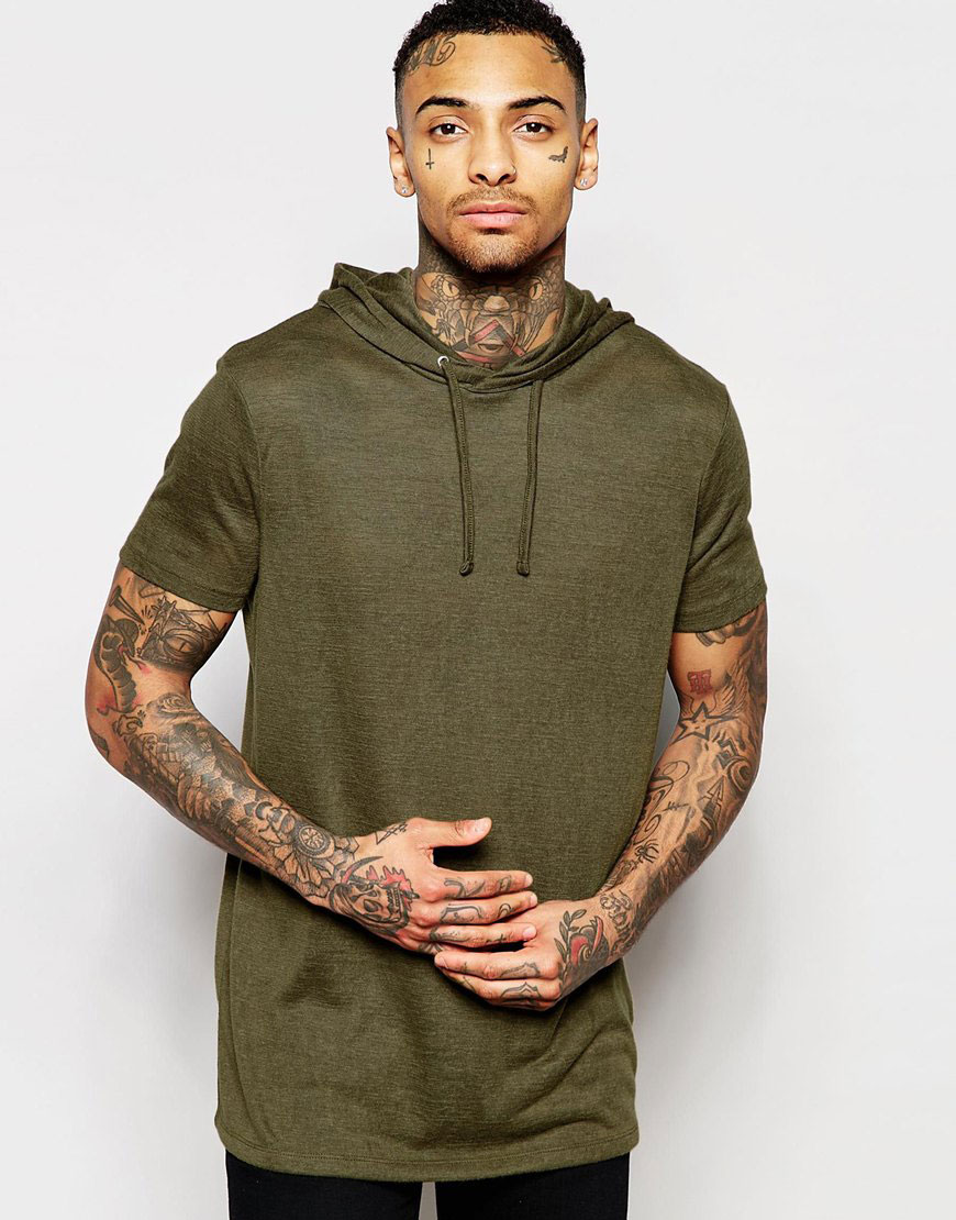 a1 Mr.Bara Longline Hooded T-Shirt - Image 1