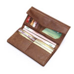 Leather Long Wallet - Image 4
