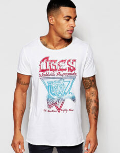 Obey T-shirt With Tiger Print